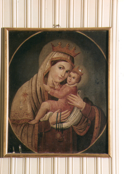 Madonna del Carmelo (dipinto) - ambito Italia meridionale (seconda metà sec. XIX)