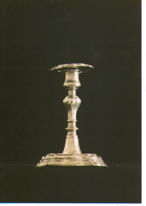 candeliere, serie - manifattura napoletana (sec. XVIII)