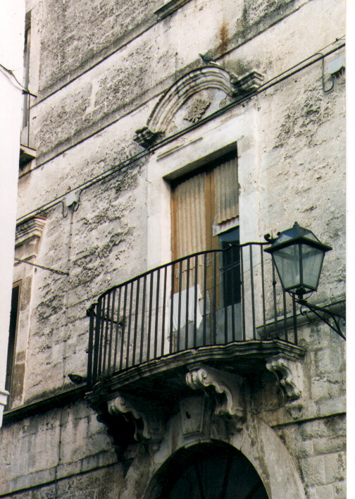balcone - ambito Italia meridionale (sec. XVIII)