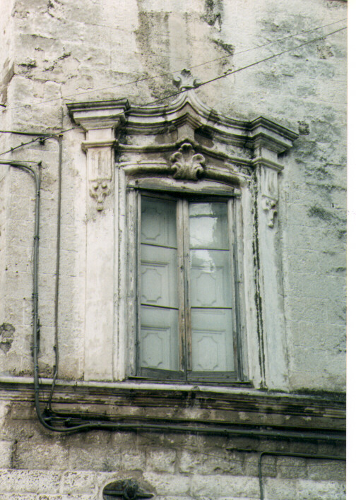 mostra di finestra, serie - ambito Italia meridionale (prima metà sec. XVIII)