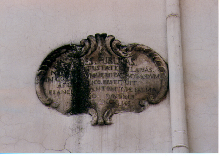 lapide - ambito Italia meridionale (sec. XVIII)