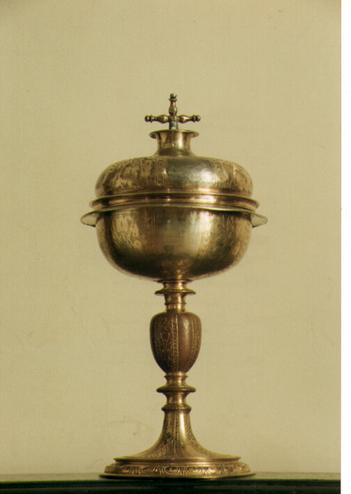 pisside - ambito napoletano (prima metà sec. XVII)