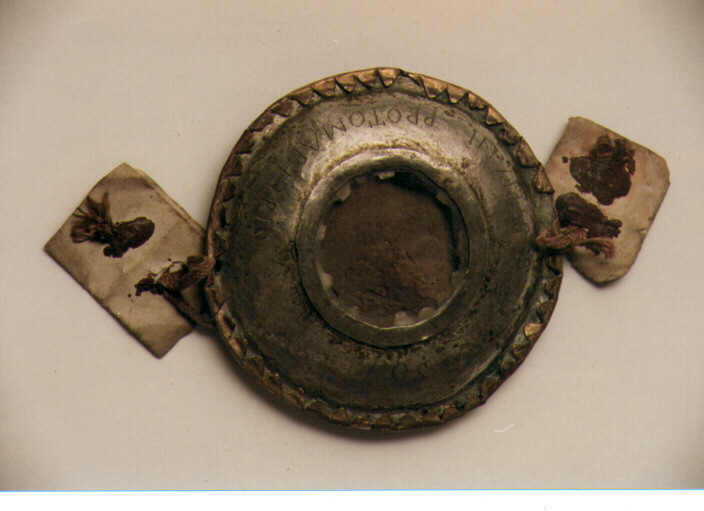 reliquiario a capsula - ambito pugliese (sec. XV)