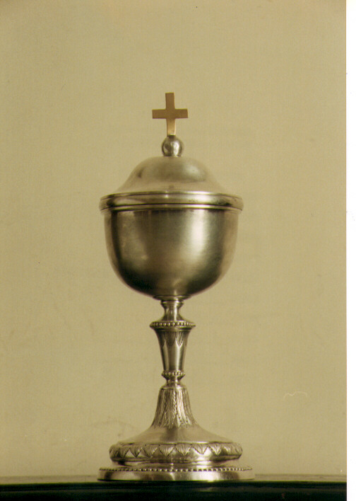 pisside - manifattura napoletana (prima metà sec. XX)