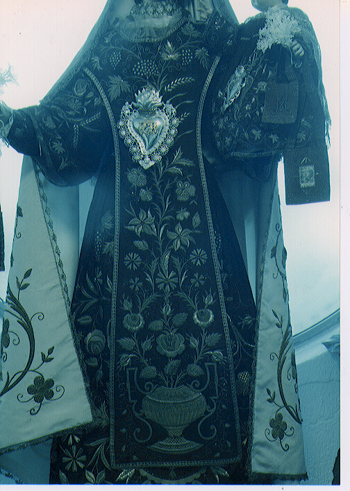 veste da statua - manifattura Italia meridionale (seconda metà sec. XIX)