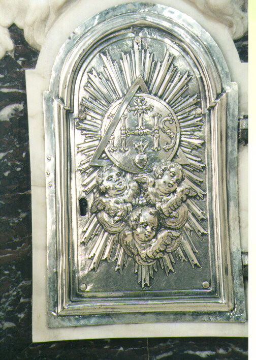 sportello di tabernacolo - ambito napoletano (sec. XVIII)