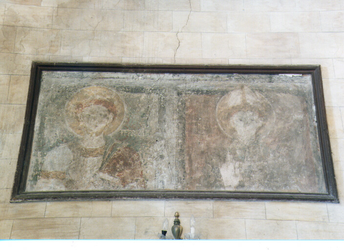 Sant'Efrem e Sant'Eligio (dipinto) - ambito Italia meridionale (fine/inizio secc. XIII/ XIV)