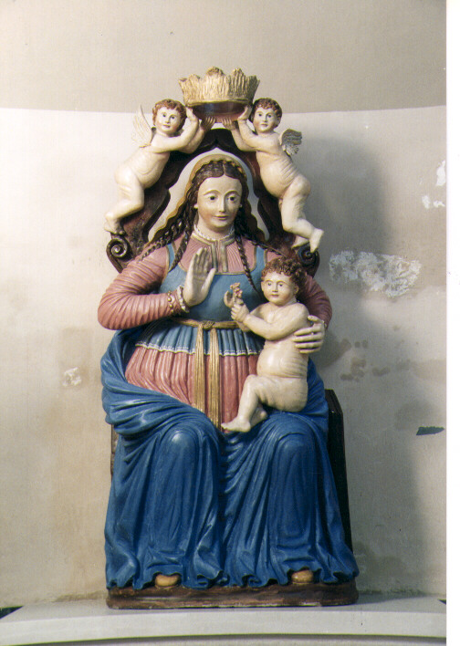 Madonna con Bambino (statua) - ambito pugliese (prima metà sec. XVI)
