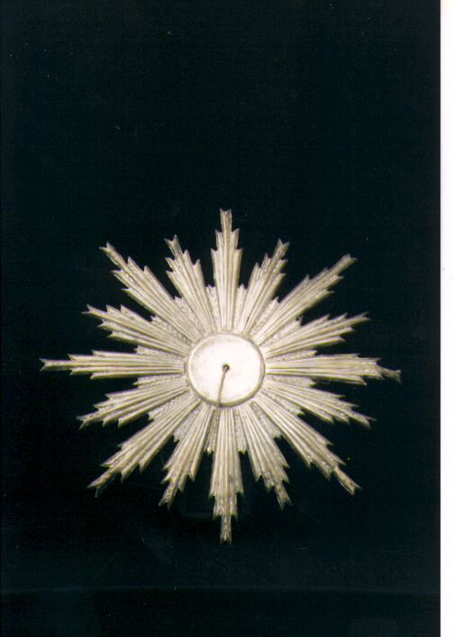 aureola di statua - ambito Italia meridionale (sec. XIX)