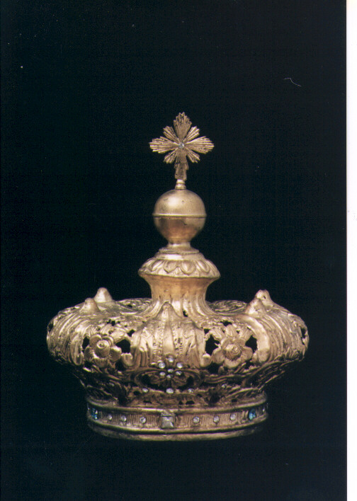 corona da statua - ambito Italia meridionale (ultimo quarto sec. XIX)