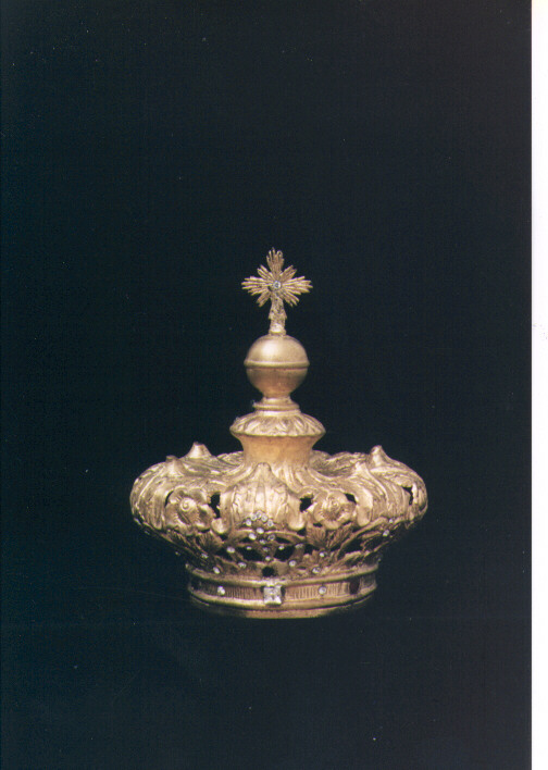 corona da statua - ambito Italia meridionale (ultimo quarto sec. XIX)