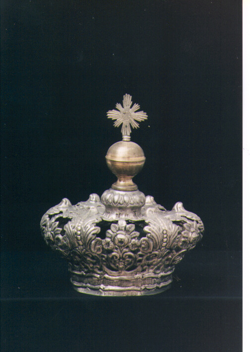 corona da statua - ambito Italia meridionale (ultimo quarto sec. XIX)