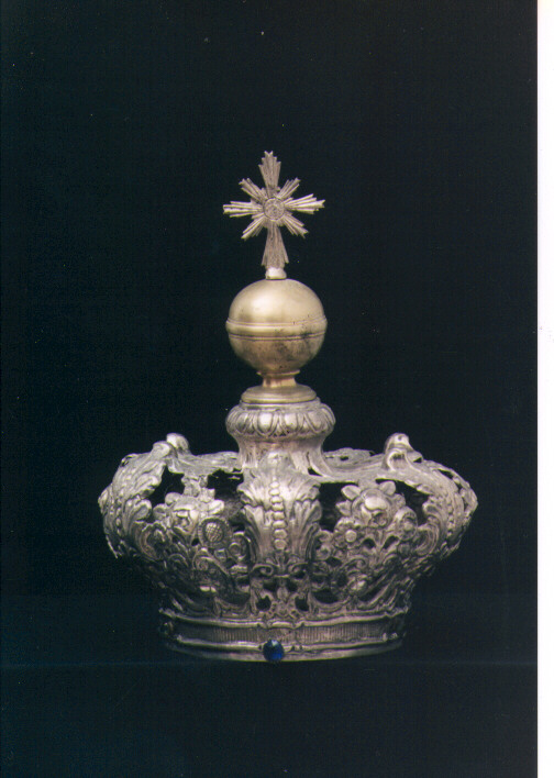 corona da statua - ambito Italia meridionale (ultimo quarto sec. XIX)