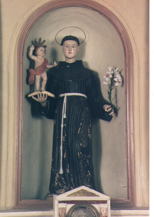 Sant'Antonio da Padova (statua) - manifattura Italia meridionale (secc. XVII/ XVIII)