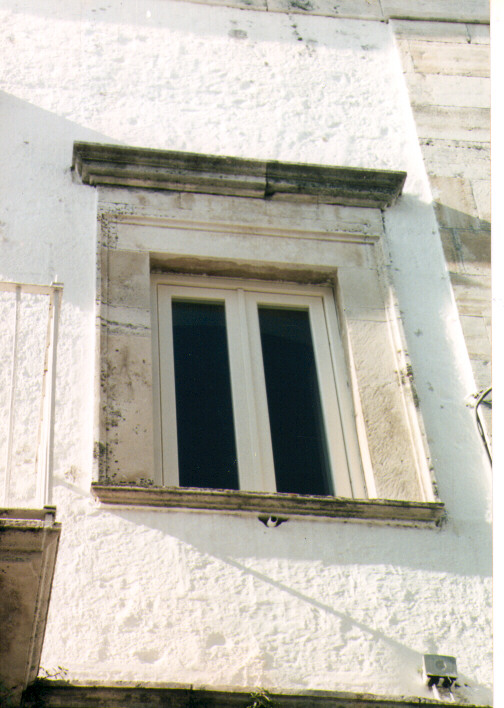 mostra di finestra, serie - manifattura Italia meridionale (ultimo quarto sec. XIX)