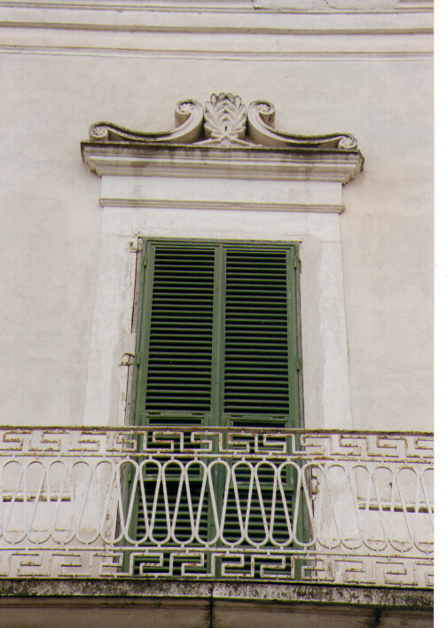 mostra di finestra, serie - ambito Italia meridionale (seconda metà sec. XVIII)