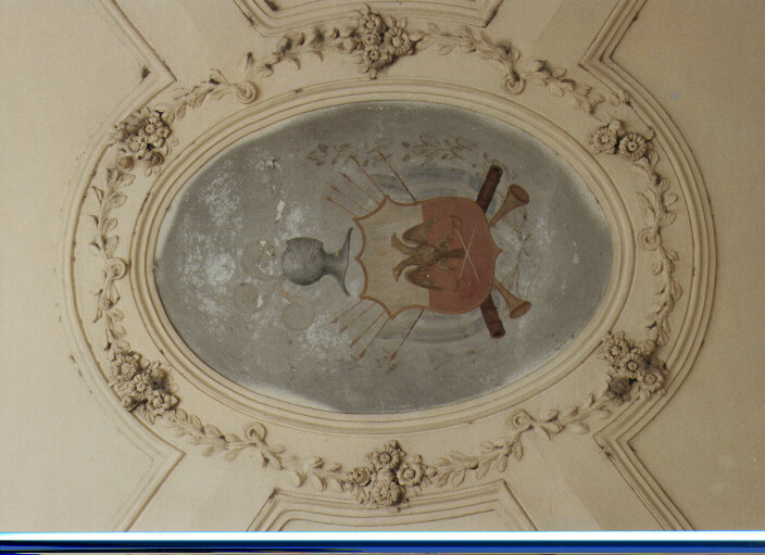 stemma gentilizio della famiglia Spada e Guidone (dipinto) - ambito Italia meridionale (sec. XIX)