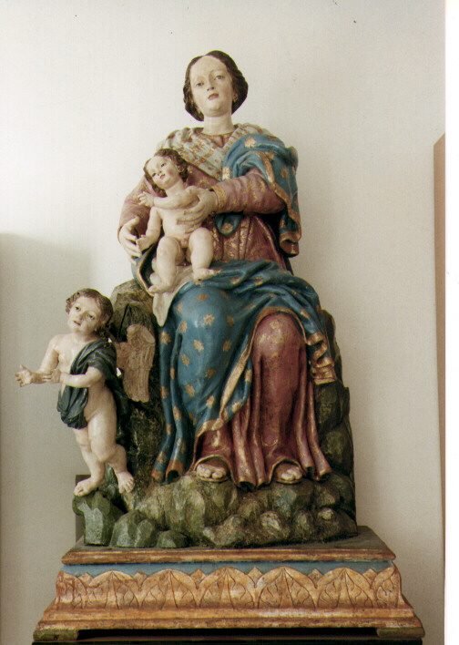 Madonna di Monserrato, Madonna con Bambino (statua) - ambito Italia meridionale (secc. XVII/ XVIII)