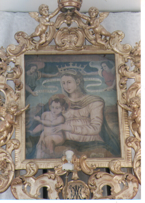 Maria Santissima del Bosco, Madonna con Bambino (dipinto) - ambito Italia meridionale (sec. XVI)