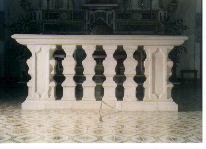 balaustrata - ambito pugliese (prima metà sec. XVIII)