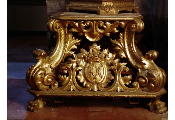 base processionale - ambito Italia meridionale (metà sec. XIX)