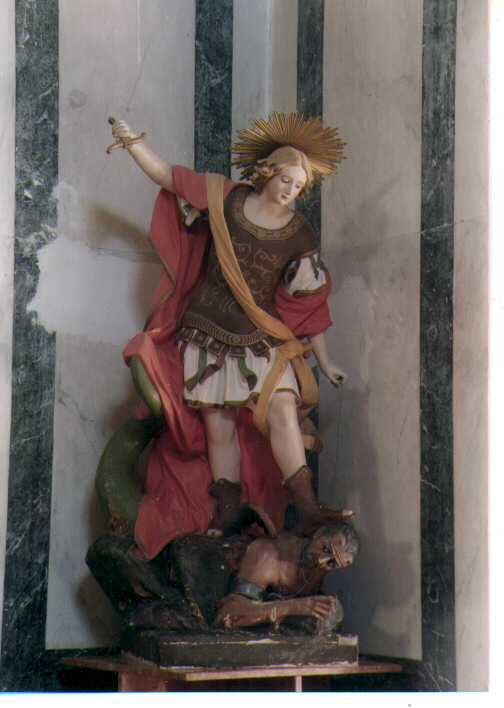 San Michele Arcangelo (statua) di Guacci Luigi (bottega) (prima metà sec. XX)