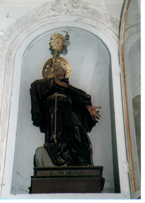 San Pasquale Baylon (statua) - ambito Italia meridionale (sec. XVIII)