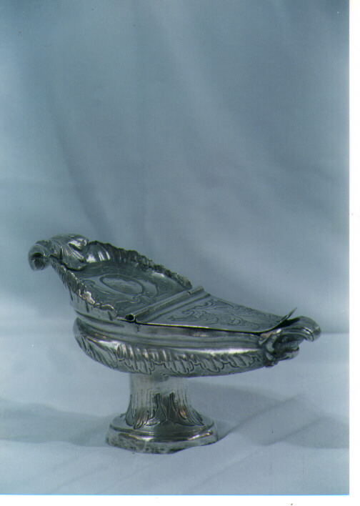 navicella portaincenso - manifattura napoletana (sec. XVIII)