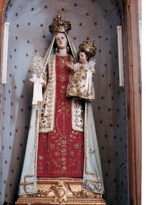 Madonna con Bambino (statua) - ambito Italia meridionale (seconda metà sec. XIX)