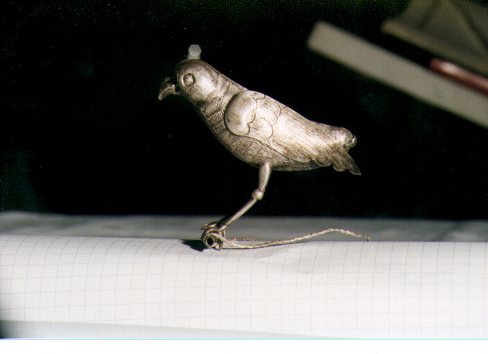 uccello (attributo iconografico di immagine sacra) - ambito Italia meridionale (primo quarto sec. XIX)