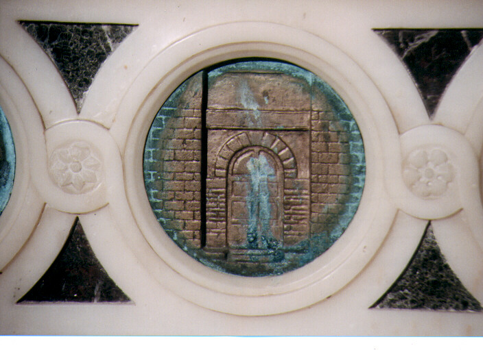 Porta del cielo (formella) di Sabatelli Mario (sec. XX)