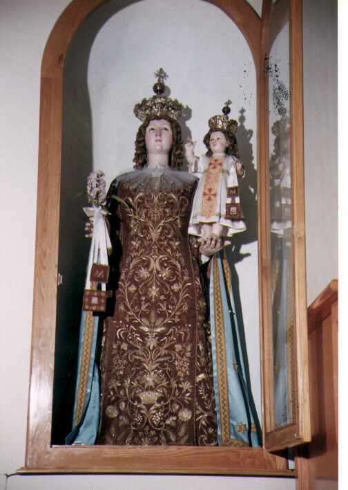 Madonna del Carmelo (statua) - ambito Italia meridionale (seconda metà sec. XIX)