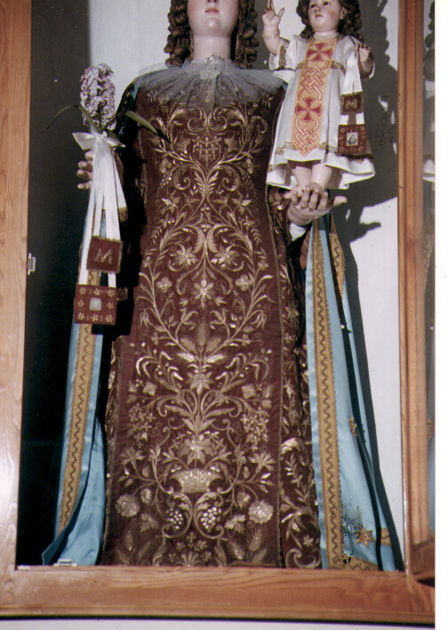 veste da statua - ambito Italia meridionale (seconda metà sec. XIX)