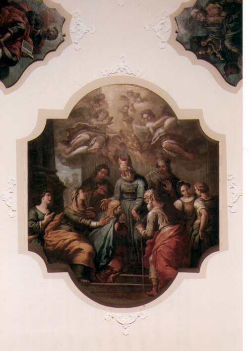 Presentazione di Maria Vergine al Tempio (dipinto) di De Filippis Nicola (sec. XVIII)
