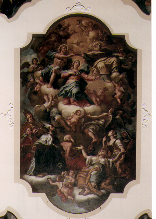 incoronazione di Maria Vergine tra santi (dipinto) di De Filippis Nicola (sec. XVIII)
