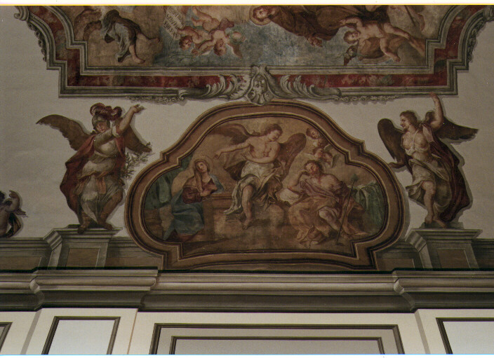 Annunciazione con San Giuseppe (dipinto) di Tommaso da Triggiano (sec. XVIII)