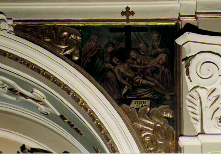 stazione XIII: Gesù deposto dalla croce (dipinto) - ambito pugliese (sec. XVIII)