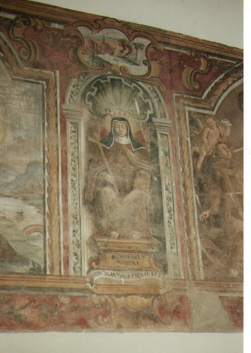 Santa Caterina (Vigri) da Bologna (dipinto) di Conversi Giuseppe (sec. XVIII)