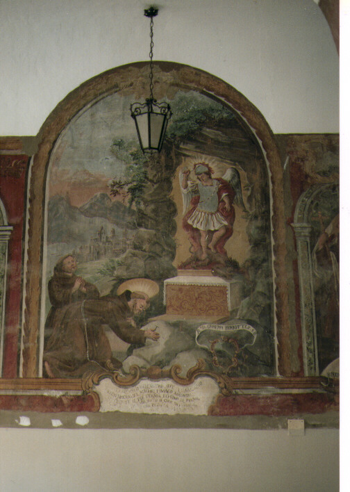 San Francesco d'Assisi, San Michele Arcangelo (dipinto) di Conversi Giuseppe (sec. XVIII)