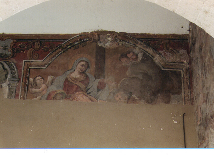 compianto sul Cristo morto, San francesco d'Assisi (dipinto) di Conversi Giuseppe (sec. XVIII)