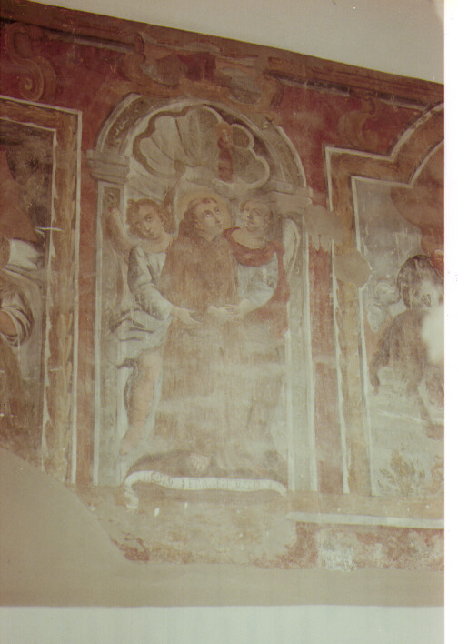 Santo francescano (dipinto) di Conversi Giuseppe (sec. XVIII)