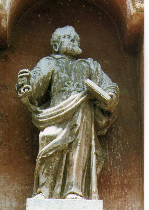 San Pietro (statua) - ambito salentino (primo quarto sec. XVII)