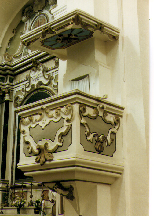 pulpito - ambito salentino (ultimo quarto sec. XVIII)