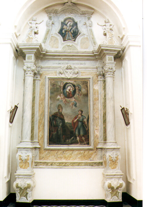 altare - ambito salentino (fine/inizio secc. XVIII/ XIX)