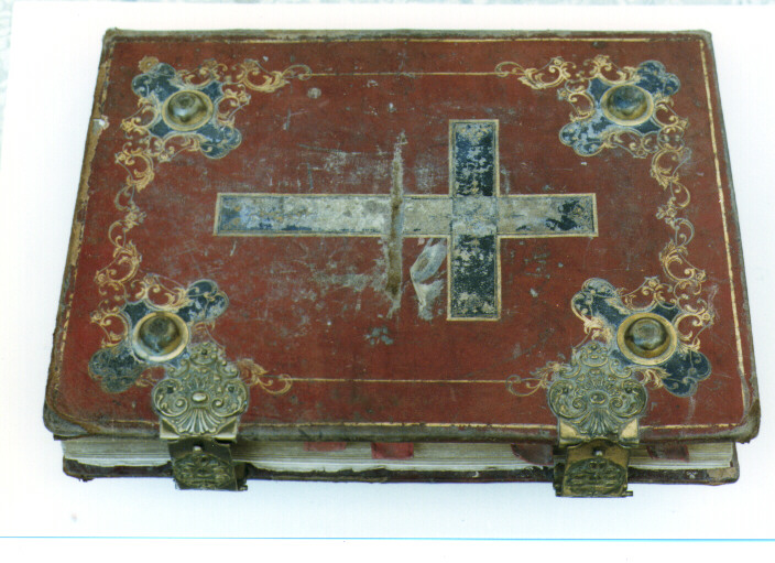 coperta di libro liturgico - ambito romano (sec. XIX)