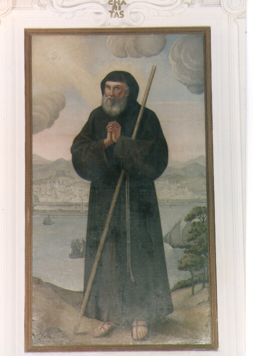 San Francesco di Paola (dipinto) di Mercaldi Francesco Saverio (sec. XIX)