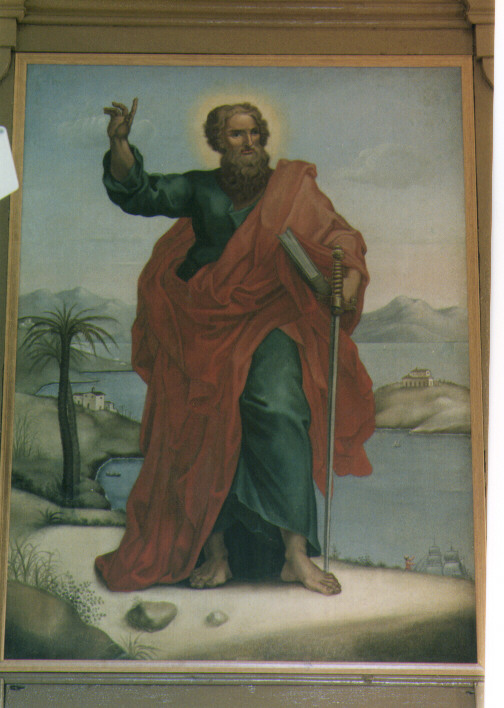 San Paolo (scomparto di trittico) di Mercaldi Francesco Saverio (fine sec. XIX)
