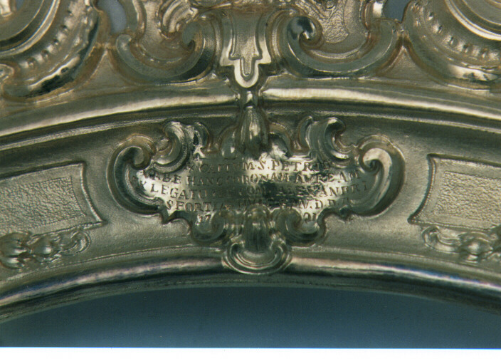 corona da dipinto - ambito romano (sec. XVIII)