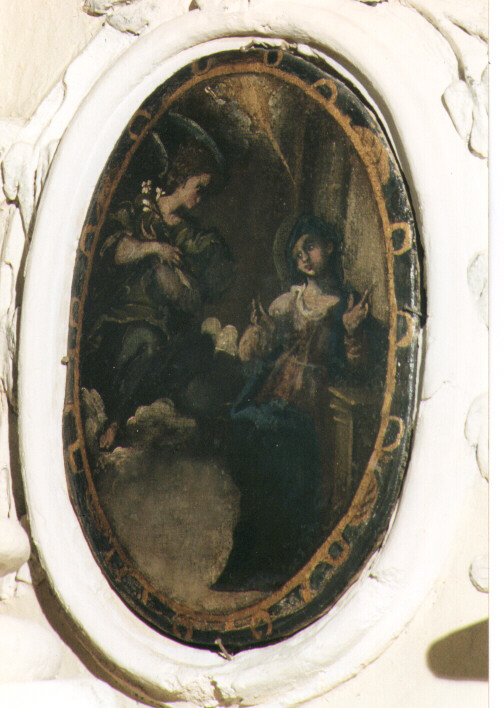 Annunciazione (dipinto) di Catalano Giovan Domenico (bottega) (sec. XVII)