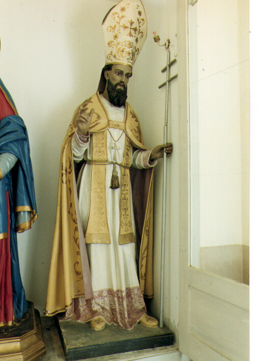 San Giovanni Crisostomo (statua) di Malecore Giuseppe (secondo quarto sec. XX)